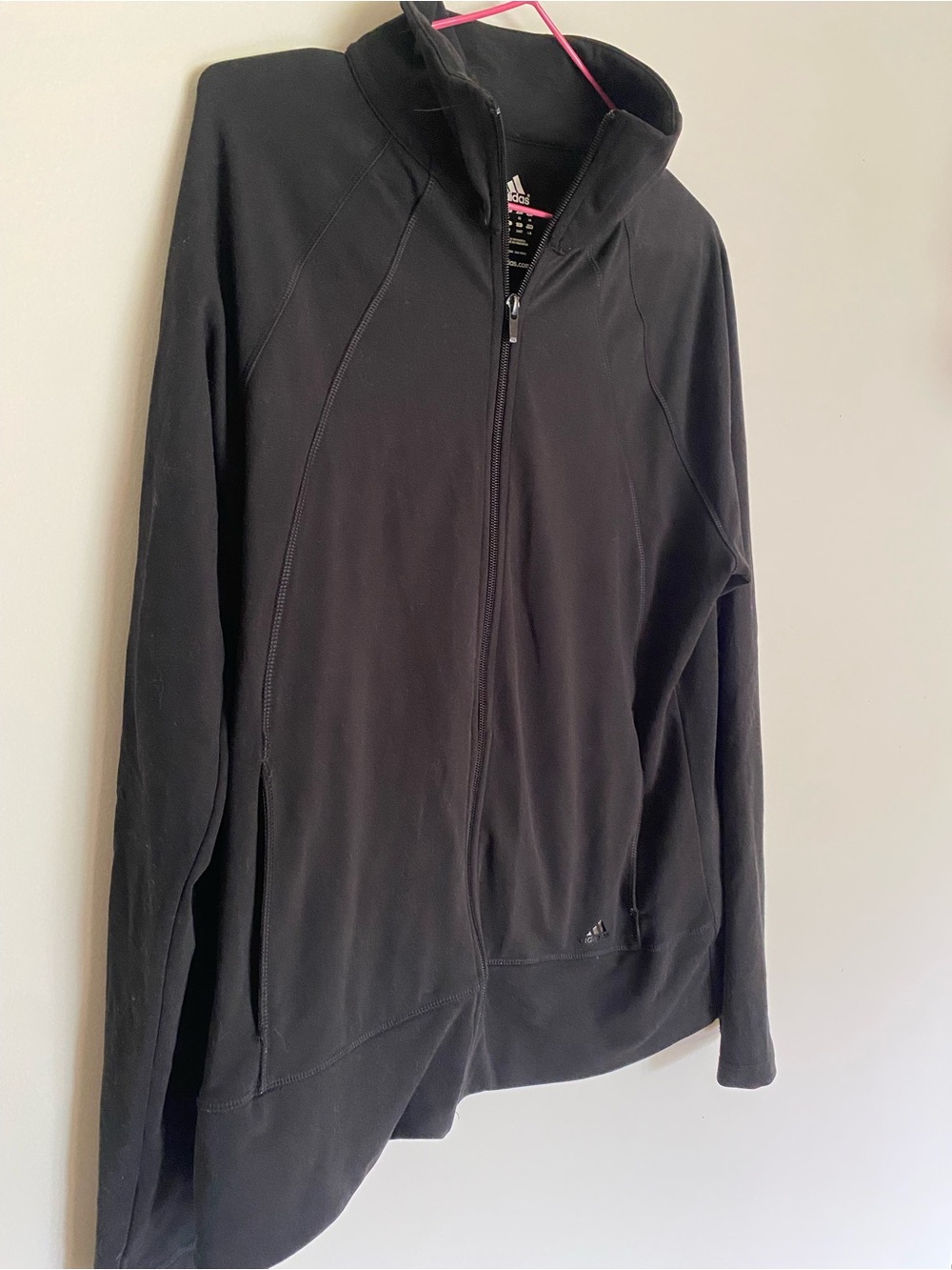 adidas Women’s Zip Up Black Workout Yoga